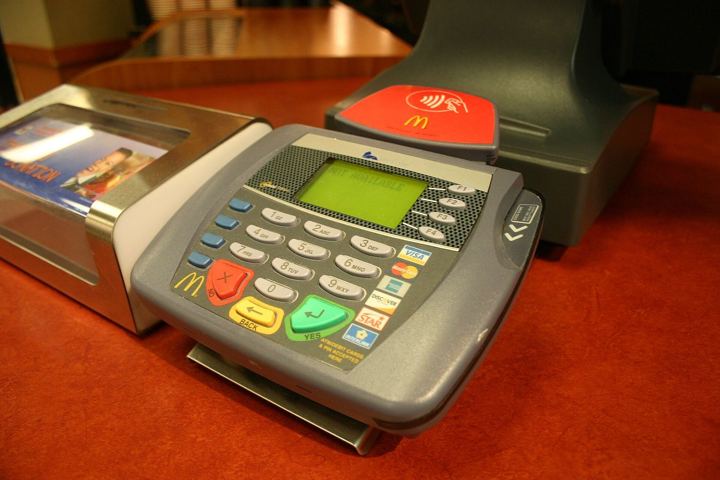 McDonald's card reader